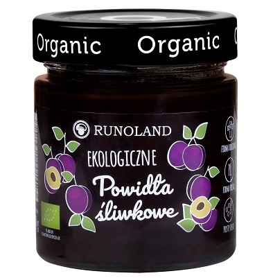 RUNOLAND Slivkový lekvár (230g) - BIO