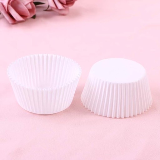 Papierové košíčky na pečenie cupcakes, BIELY, priemer 5 cm, 200 ks.