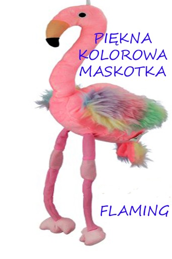 RUŽOVÝ PRÍVESEK MASKOTA PLAMIAKA 50CM E0715 EMAJ