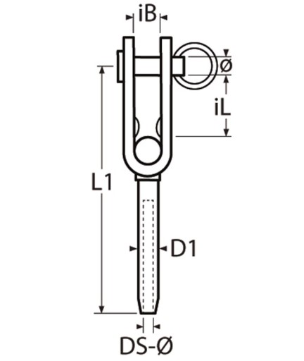 KONCOVKA VIDLICE KWL 3-W 14270