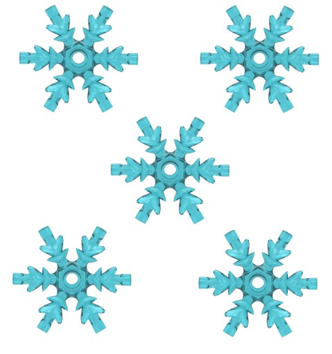 LEGO x789 / Snowflake / Flake /Tr svetlomodrá NOVINKA