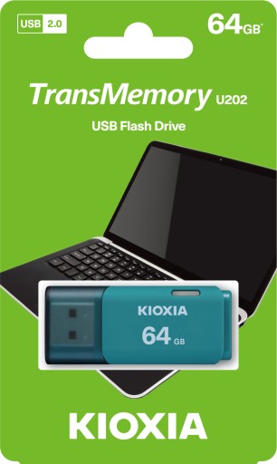 KIOXIA 64GB USB 2.0 kľúč Hayabusa U202 AQUA