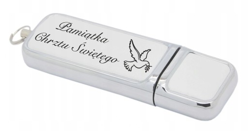 Kožený USB flash disk 512 MB s gravírovaním pre KRST.