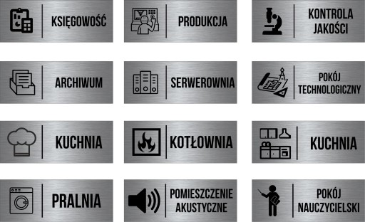 TANIER WC WC Hliník Piktogram