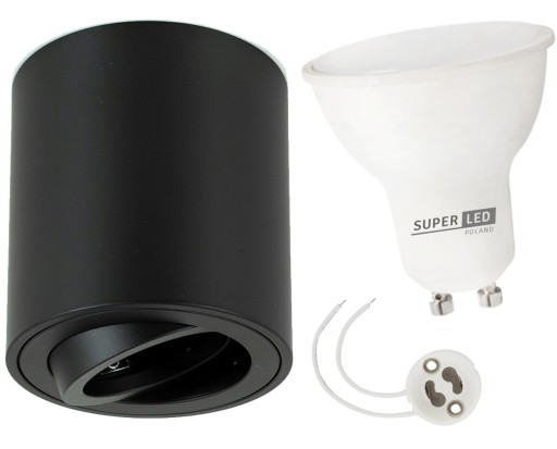 Halogénová trubica na povrch + svietidlo GU10 LED 5W