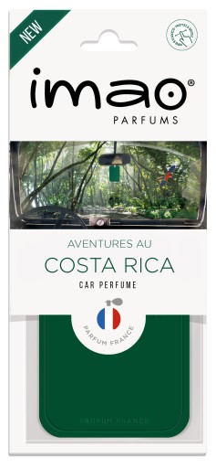 Vôňa do auta IMAO AVENTURES AU COSTA RICA karta