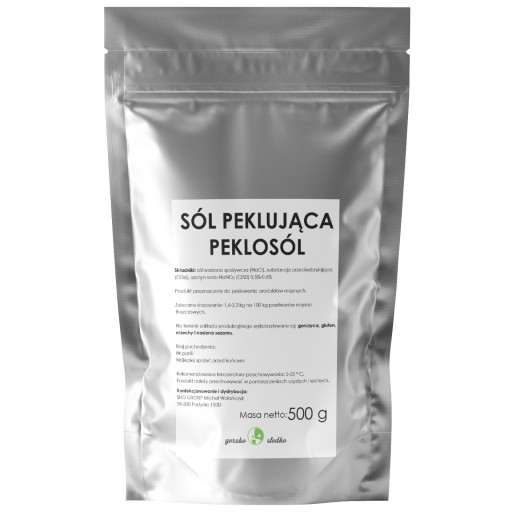 NAKLADACIA SOĽ, nakladacia soľ na konzervovanie, 500g