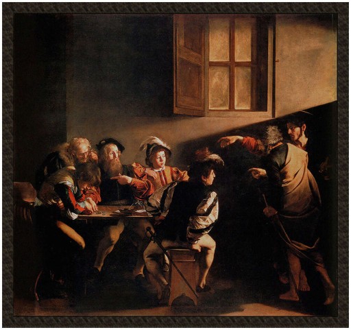 Patch The Calling of Saint Matthew Caravaggio