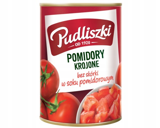 Pudliszki Sekané paradajky v paradajkovej šťave 400g