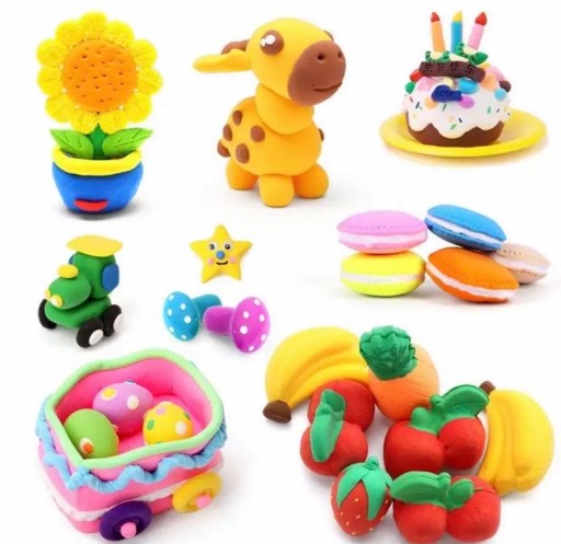 POLYMÉR PLASTICÍN SENSO FOAM CLAY SENZORY HMOTA SADA 24 KS
