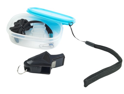 Rozhodcovská píšťalka BLACK LEASH 3 náustky LEASH - krabička ZDARMA