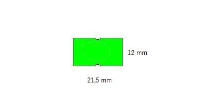 MHK ETIKETY 1 RAD ZELENÁ 5 x 600 ks.