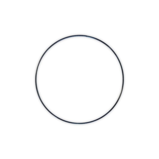 Base Circle Circle Kovová obruč pre makramé lapač snov, čierna, 25 cm