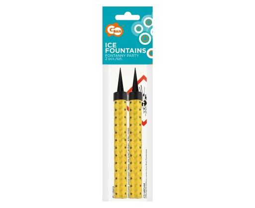 RACE tortové fontány 12 cm - 2 ks, narodeninové