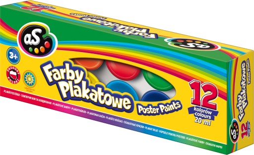 ASTRA AS POSTER PAINTS 12 farieb x 20ml