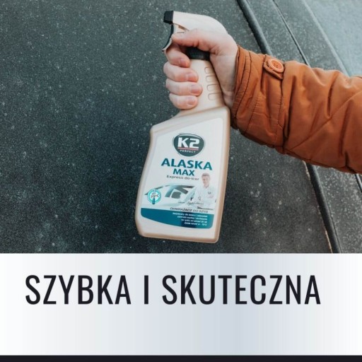 K2 ALASKA rozmrazovač čistič okien 700ml Atomizér