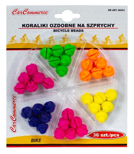 GULIČKY OZDOBNÉ KORÁLKY BIKE SPOKES BIKE 36x