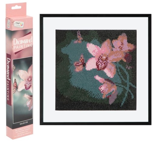 DIAMANTOVÁ MAĽBA Diamantová výšivka Mosaic 30X30