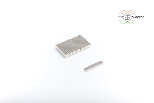 Neodymový tanierový magnet MPŁ 25x5x2 N38 10 ks