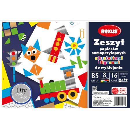 Samolepiaci tvarovaný výrez B6, 16 listov