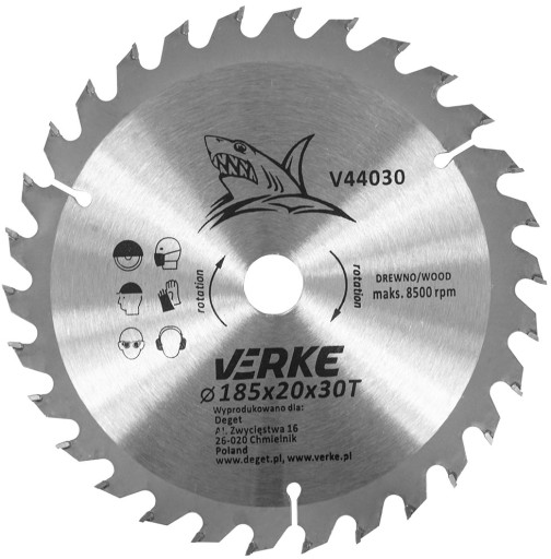 PÍLOVÝ KOTOUČ WIDIA NA REZANIE DREVA 185 mm x 20 mm 30T WIDIA CARBIDE