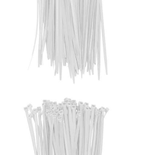 200x sťahovacie pásky Káblové pásky Zipsy 4,8 x 250 mm Silné UV sťahovacie pásky