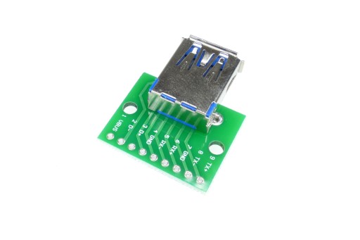 PREPÍNAČ ZÁSUVKY USB 3.0 NA PCB 9 PIN (DIP9)