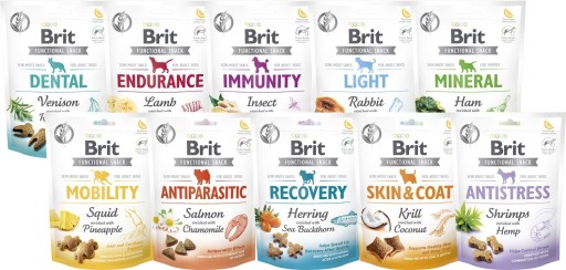 BRIT CARE DOG FUNCTIONAL SNACK DENTAL VENISON 150G
