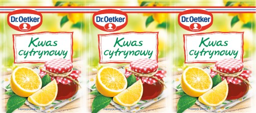 DR. Oetker Kyselina citrónová 3 x 20 g