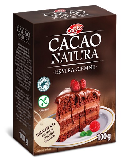 Celiko kakao extra tmavé bez lepku 100g