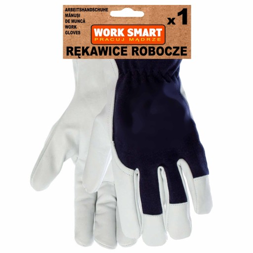 Kožené pracovné rukavice SOFT TOPER, lícová koža MONTERSKIE - 9 L