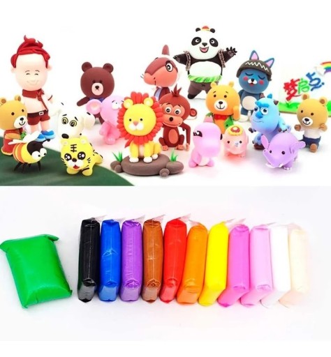 Plastic Clay Magic Foam Clay Creativity Super Clay 36 ks farieb