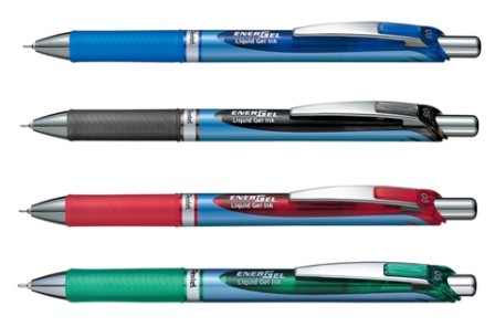 Pentel Energel automatické guľôčkové pero zelené 0,5 mm Bln75-D