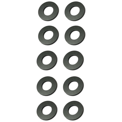 M6x18mm skrutka + podložka Čierne skrutky pre plastové kapotáže motocyklového skútra
