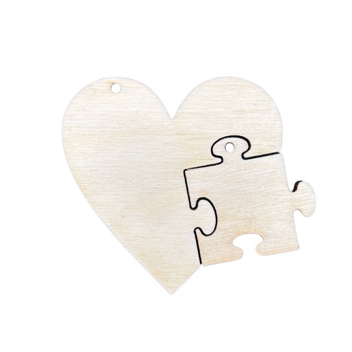 DREVENÝ KRÚŠOK NA KĽÚČENSTVO PRE PÁRY SRDCE KĽÚČENSTVO PUZZLE PREHLIADKA KĽÚČ.