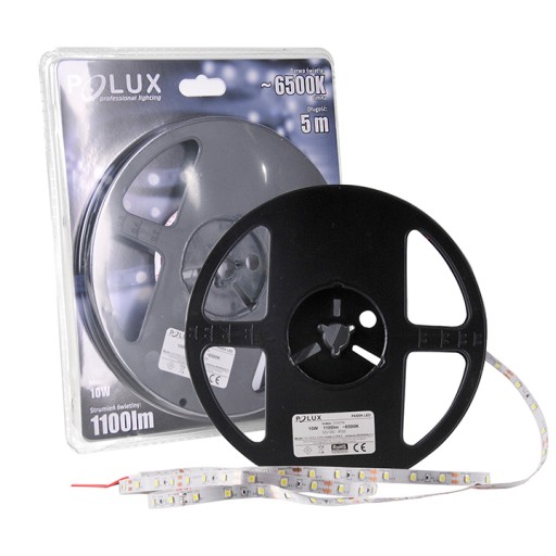 LED pásik 12V 5m IP20 ~6500K 1100lm 10W Polux
