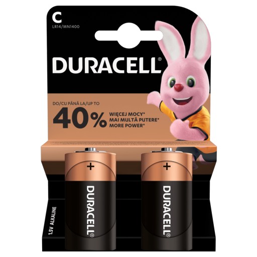 Duracell Alkaline C/LR14 Batérie - 2 ks.