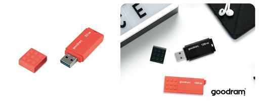 GOODRAM UME3 pendrive 32GB USB 3.2 oranžový