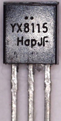 YX8115 led potápač 09-1,5V 460mA TO92