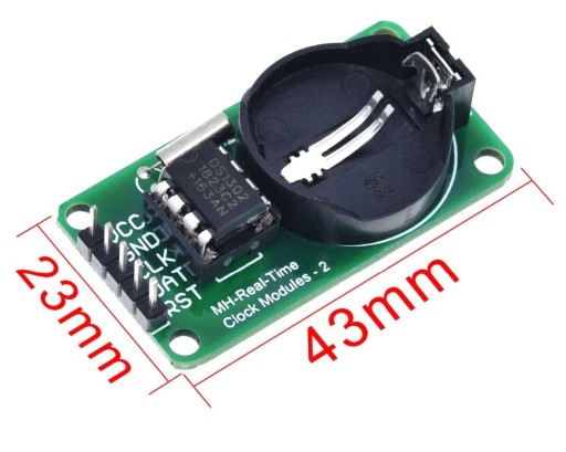 593 RTC DS1302 Arduino modul reálneho času