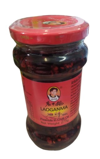 Chrumkavé chilli s orieškami v oleji 275g LaoGanMa