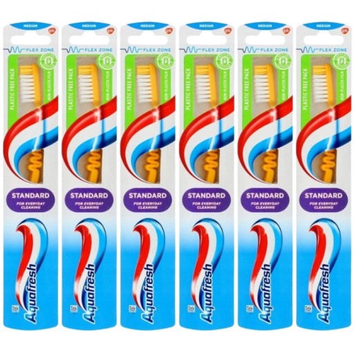 Zubná kefka Aquafresh Family Medium 6 ks