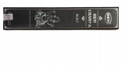 INDICKÉ PEĽOVÉ KADIDLÁ HEM CHAMPA BLACK 15 gramov