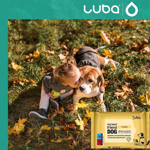 LUBA vlhčené obrúsky pre PSOV pre starostlivosť o oči, uši a kožné záhyby