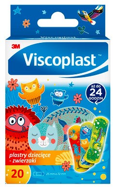 VISCOPLAST Detské obväzové náplasti 20 ks.
