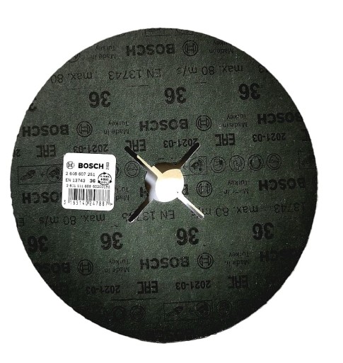 Kotúč Bosch Fiber, kotúč 180mm P36 Metal R444