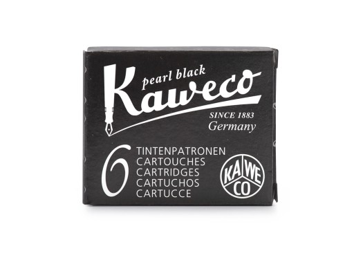 Kazety Kaweco Pearl Black 6 ks.