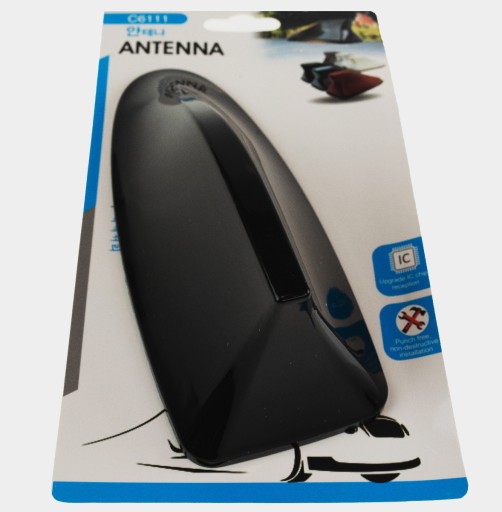 ANTENNA SHARK CAR FM, BLACK SHARK FIN