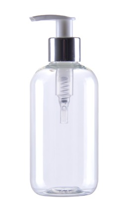 FĽAŠA S DÁVKOVAČOM NA GÉLOVÉ MYDLO, PUMPA, 250 ml