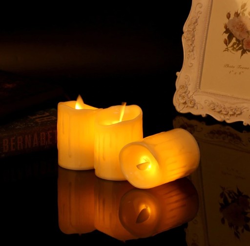 DEKORÁCIA LED SVIEČKY 15CM VLOŽKA POHYBLIVÉHO PLAMEŇA